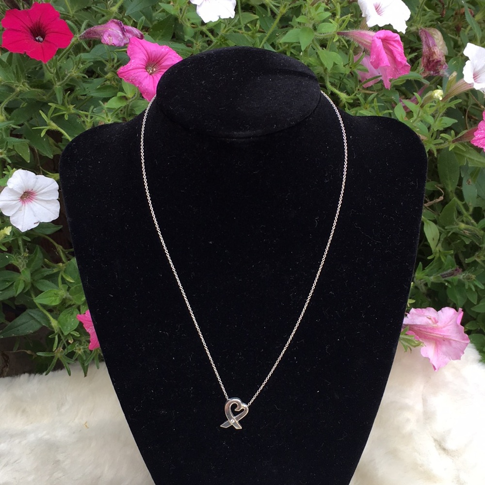 3 Authentic Tiffany & Co Paloma Picasso loving heart necklace